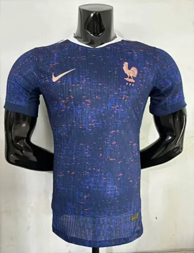 25-26 France Home Player Version Soccer Jerseys