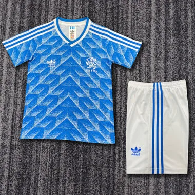 1988 Netherlands Away Kids Soccer Jerseys