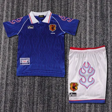 1998 Japan Home Kids Soccer Jerseys
