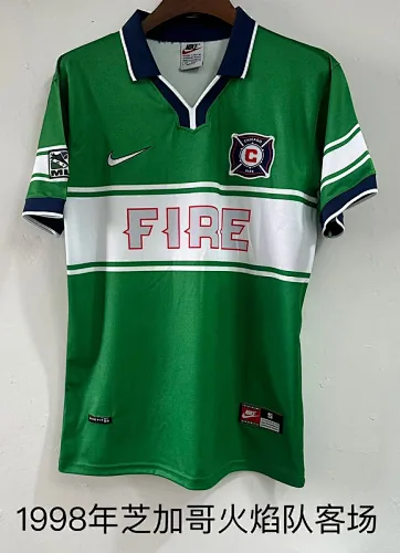 1998 Chicago Fire Away Retro Soccer Jerseys