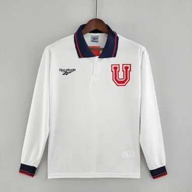 1998 Universidad De Chile Away Retro Long Sleeve Soccer Jerseys