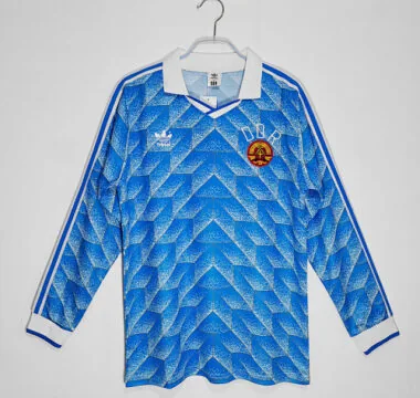 1988 DDR Retro Long Sleeve Soccer Jerseys
