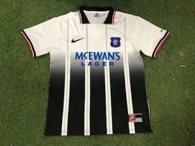 97/98 Rangers Away Retro Soccer Jerseys
