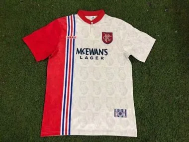 96/97 Rangers Away Retro Soccer Jerseys