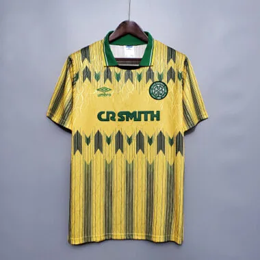 89/91 Celtic Away Retro Soccer Jerseys