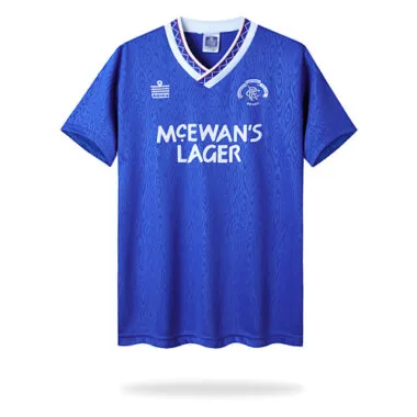 90/92 Rangers Home Retro Soccer Jerseys