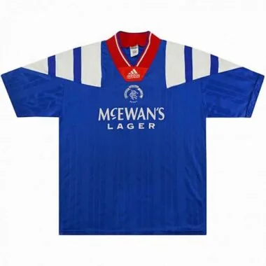 Imagen 3 del álbum Camisetas de fútbol retro de los Rangers de la temporada 92/94 para jugar en casa
