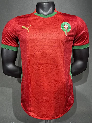 2025 Morocco Home Player Version Soccer Jerseys
