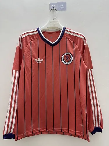 26-27 Scotland Away Long Sleeve Soccer Jerseys