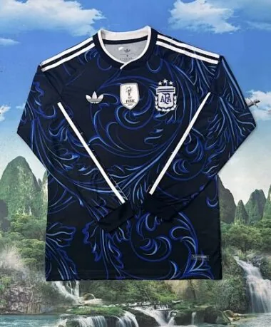 26-27 Argentina Away Long Sleeve Soccer Jerseys