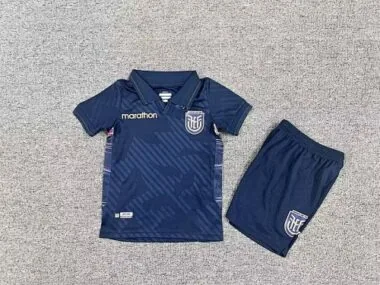 Camisolas de futebol para criança da seleção do Equador para jogos fora de casa, n.º 26-27