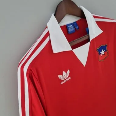 1982 Chile Home Long Sleeve Retro Soccer Jerseys album image 3