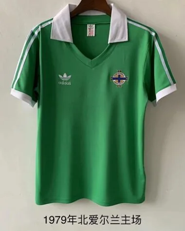 1979 North Ireland Home Retro Soccer Jerseys