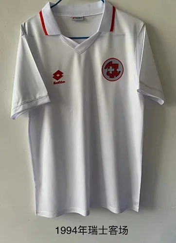 Retro voetbalshirts uit 1994: Zwitserland (uitwedstrijd)