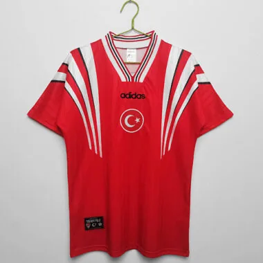 1990 Turkey Home Retro Soccer Jerseys