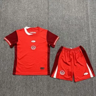 2024 Canada Home Kids Soccer Jerseys