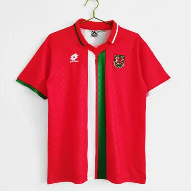 96/98 Wales Home Retro Soccer Jerseys