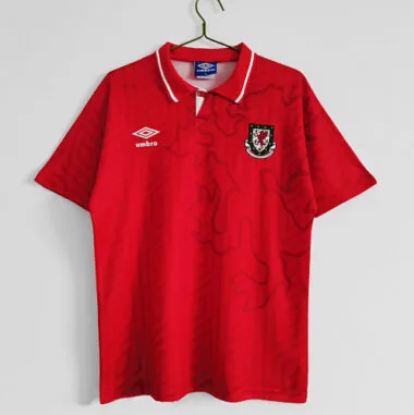 92/94 Wales Home Retro Soccer Jerseys
