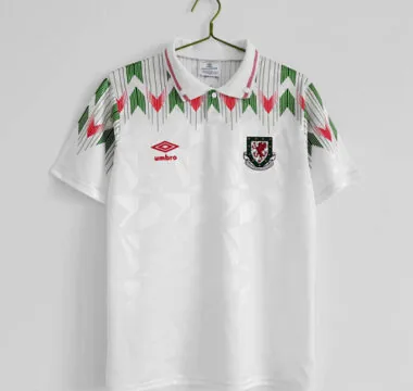 90/92 Wales Away Retro Soccer Jerseys