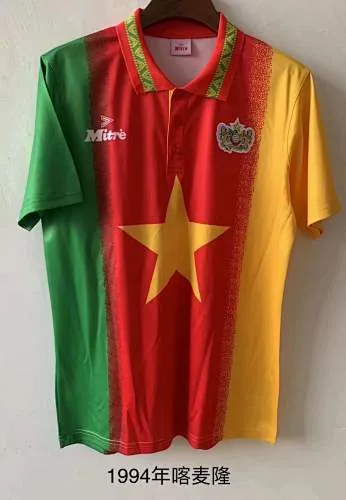 1994 Cameroon Home Retro Soccer Jerseys