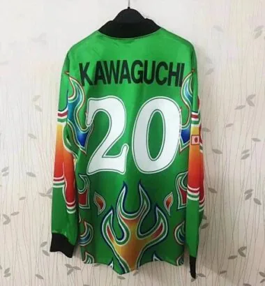 Image 2 de l’album 1998 Japan Retro Goalkeeper Long Sleeve Soccer Jerseys