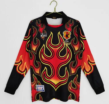 1998 Japan Retro Goalkeeper Long sleeve Soccer Jerseys