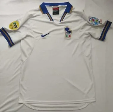 1996 Italy Away Retro Soccer Jerseys
