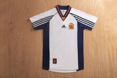 1998 Spain Away Retro Soccer Jerseys
