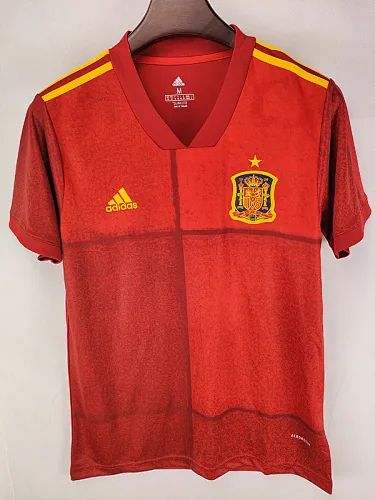 2020 Spain Home Retro Soccer Jerseys