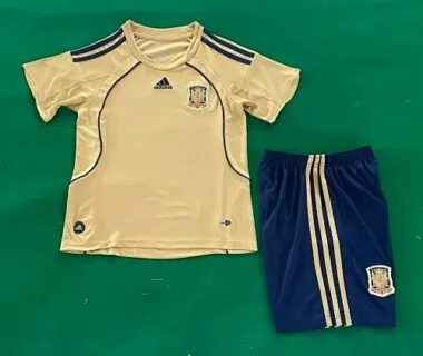 2008 Spain Away Kids Soccer Jerseys