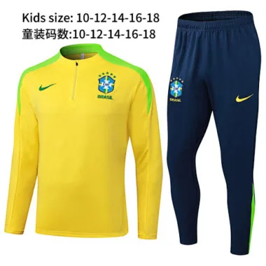 2026 Brazil Kids tracksuit