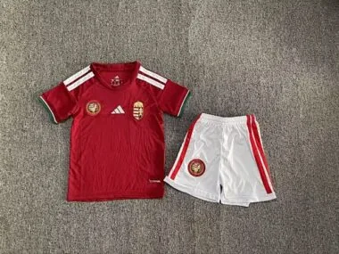 26-27 Hungary Home Kids Soccer Jerseys