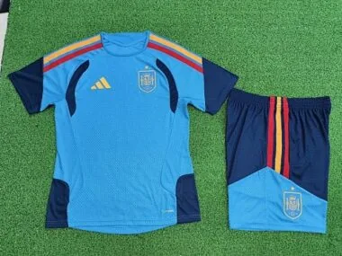 2026 Spain training player short sleeve kit