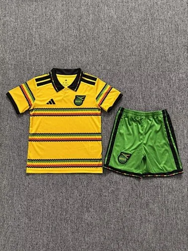 26-27 Jamaica thuisvoetbalshirts voor kinderen