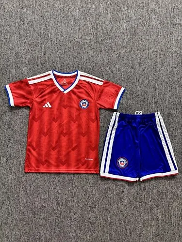 26-27 Chile Home Kids Soccer Jerseys