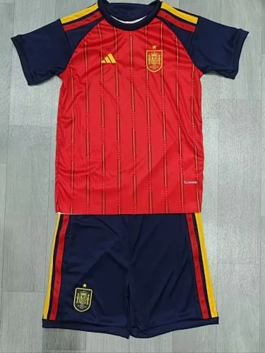26-27 Spain Home Kids Soccer Jerseys
