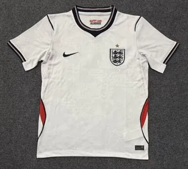 2026 England Home Soccer Jerseys