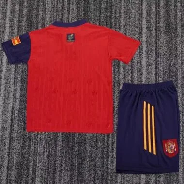 Afbeelding 4 van album 1996 Spain Home Kids Soccer Jerseys
