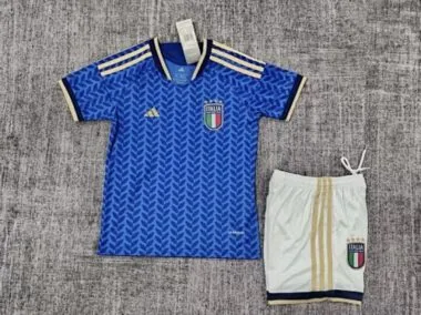 2026 Italy Home Kids Soccer Jerseys