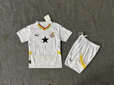 25-26 Ghana Home Kids Soccer Jerseys