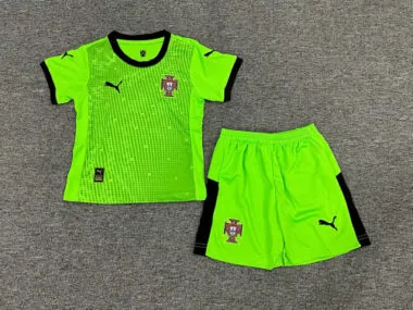 25-26 Portugal Goalkeeper Kids Soccer Jerseys
