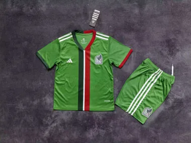 25-26 Mexico Home Kids Soccer Jerseys