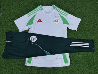 2025 Algerije Thuiswedstrijdshirt met korte mouwen + broek