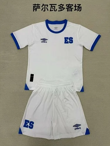 25-26 Salvador Away Kids Soccer Jerseys