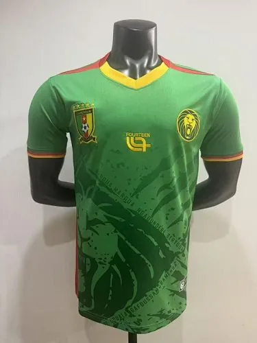 25-26 Cameroon Home Player Version Soccer Jerseys