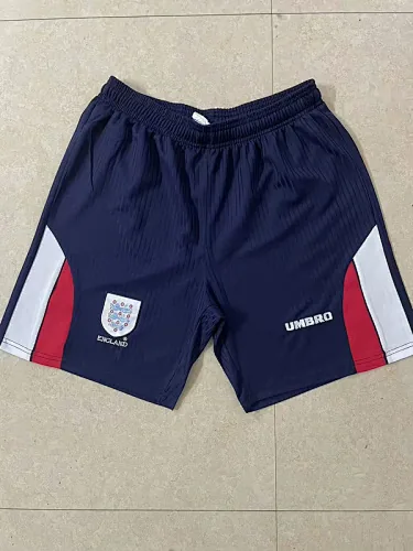 1998 England Home Retro Soccer Shorts