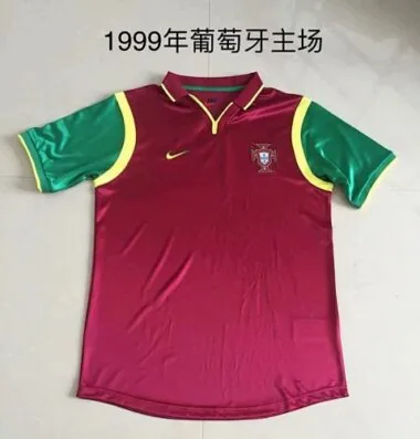 99-00 Portugal Home Retro Soccer Jerseys