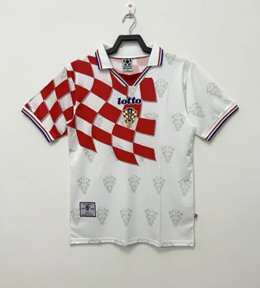 1998 Croatia Home Retro Soccer Jerseys