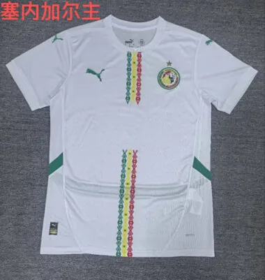 Senegal voetbalshirts voor thuiswedstrijden 2024