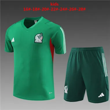 2023 Mexico Kids Training Soccer Jerseys
